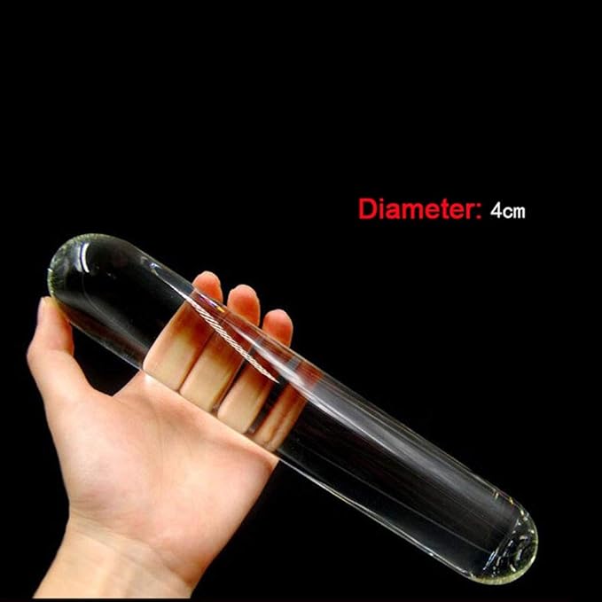 WRZHL Jeans Longitud 23 cm de Vidrio Transparente Anal dilatador ...