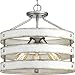 Progress Lighting P350049-141 Gulliver Semi-Flush/Convertible, Galvanized Finish , Gray