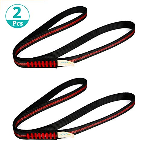 Boaton Climbing Utility Cord, Nylon Sling Runners, Creating Anchors System, Rappelling Gear, Perfect for Tree Work, Rock Climbing, Rappelling, Outdoor Activities, 24''