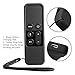TomRich Protective Case for Apple TV 4th /5th Gen Remote - [Heavy Shock Proof] [Anti Slip Lanyard Included] Silicone Case Cover for Apple TV 4K/5K Siri Remote Controller-Black