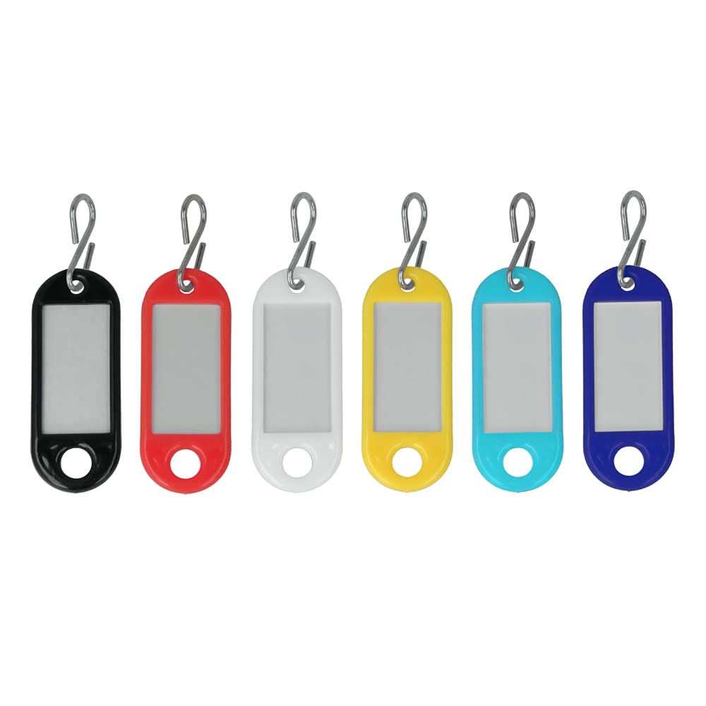 Metaltex Key Rings, Multi-Colour, 6-Piece
