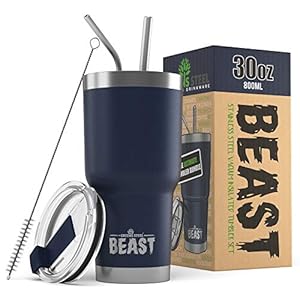 Beast Tumbler (30 oz, Navy Blue)