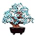 Parma77 7 Inch Turquoise Gem-Stone Money Tree Feng Shui Crystal Quartz Business Office Home Wealth Decoration