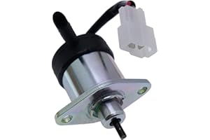 XCparts Stop Solenoid Valve 6A320-31153 6A320-31152 6A320-31150 compatible with Kubota Tractor F2680E F2690 F2690E F3080 F368