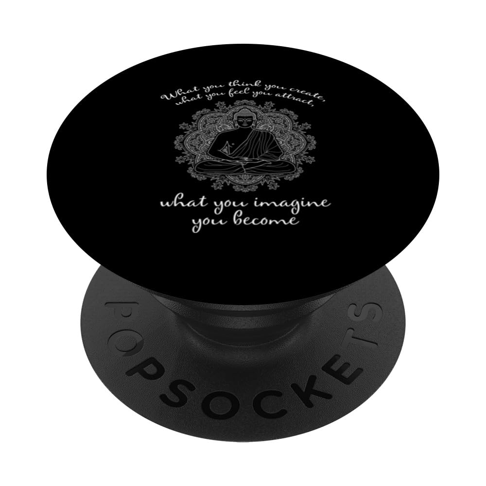 Law Of Attraction Spiritual Buddha PopSockets Swappable PopGrip