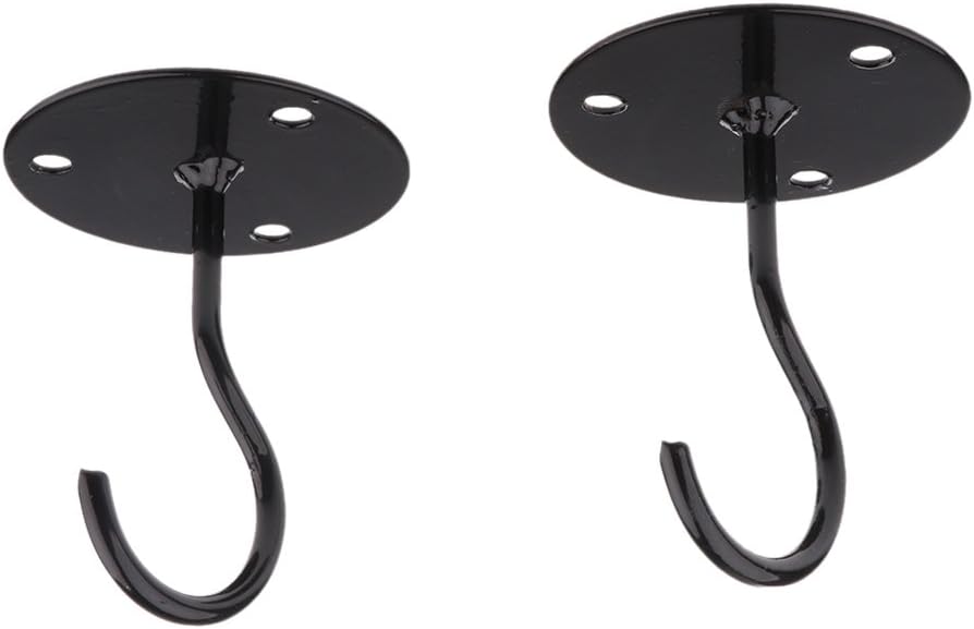 Amazon 3色選べる 壁 マウント 天井フック 植物フック バスケット アイアンハンガーフック 実用的 便利性 ブラック インテリア オンライン通販