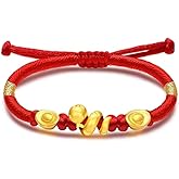 Eymi Handmade Braided Red String Bracelets for Women Chinese Zodiac Animal Sign Lucky Snake Charm Bracelet Year of Snake Jewelry Spring Festival Gift