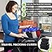 bago 7 Pcs Packing Cubes for Travel - 4 Travel Packing Cubes for Suitcases with 3 ZipLock Bags - Luggage Organizer Bags to Get Maximum Storage, Save Time & Effort to Pack (Black)