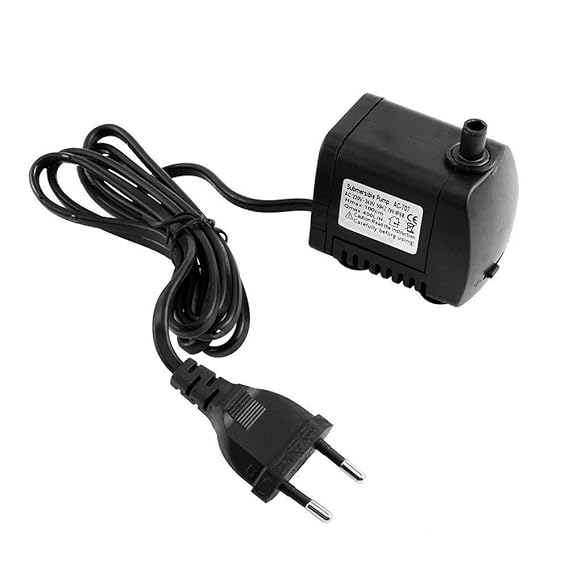 Aquariumpumpe Tauchpumpe Teichpumpe Brunnen Aquarium Pumpe Wasser Pumpe Förderpumpe für Aquarium EU-Stecker