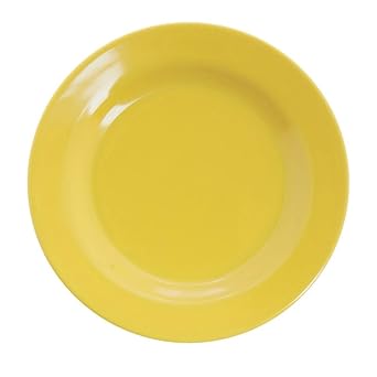 Amazon.com: Hubert borde ancho melamina plato de postre 6 1 ...