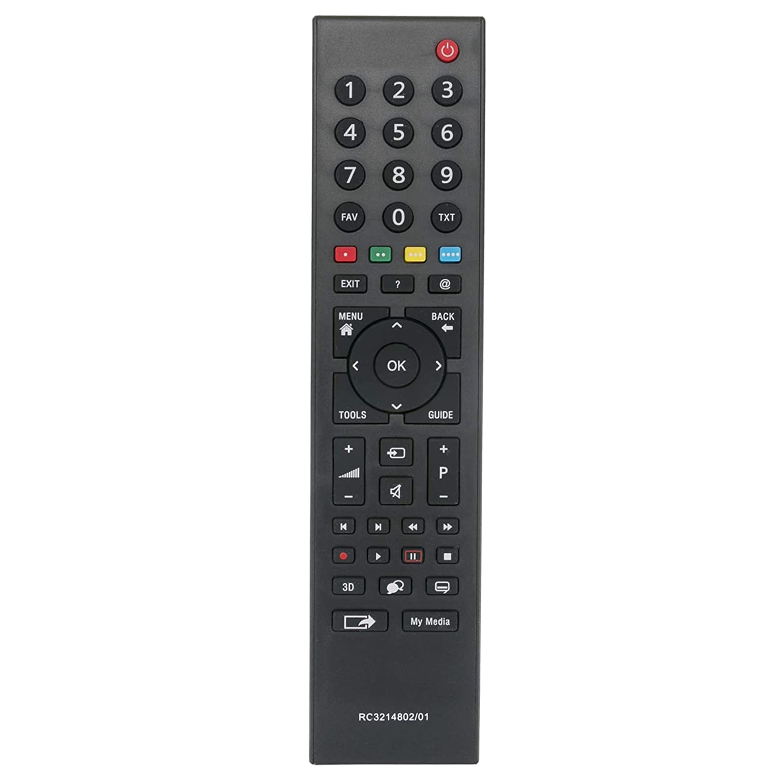 RC3214802/01 Remote Control fit for GRUNDIG 48 VLE 666 BL 32cle5407sg 48cle5427bg