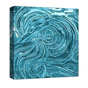 Canvas Wall Art Abstract Oil Painting Features Painting Artwork for Home Decor Framed - 12x12 inches
