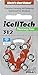 iCellTech Hearing Aid Batteries, 0% Hg (60 Batteries) (312)