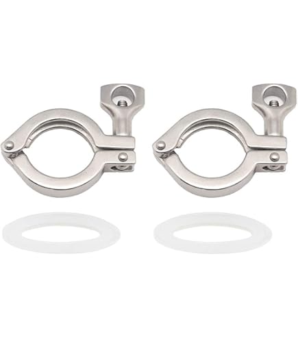 GlobalMa Tri Clamp Clover Heavy Duty Clamp - 316 Stainless Steel For 89MM OD Sanitary Fittings - View #9