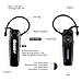 GGSDY Wireless Bluetooth Headset Earpiece Headphone with Microphone, 22 Hours Music Playback and 24 Hours Talk Time (Black)