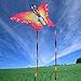 ZS-Juyi Beautiful Butterfly Kite 57inch x 32inch Easy Fly for Kids and Beginners with Flying Tools Kite Board with 32.8 Foot(Butterfly)
