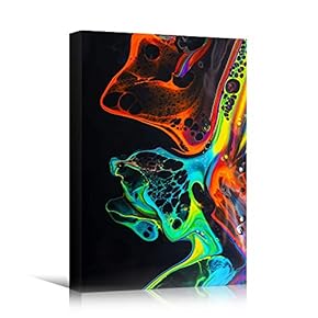 signwin Canvas Wall Art Organic Arrangement Abstract Colorful...