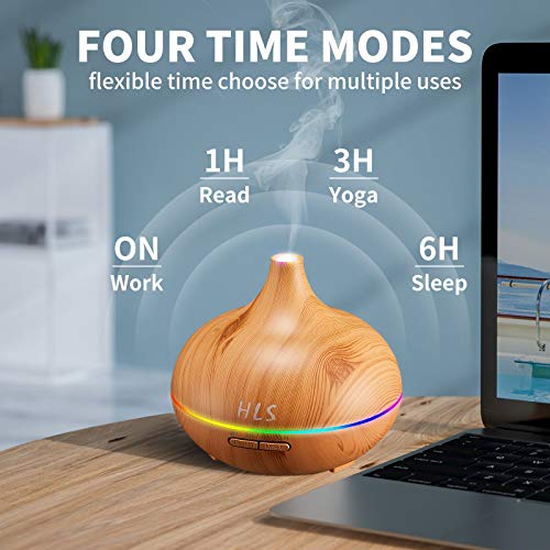 Aroma Diffuser for Essential Oil Large Room Diffusers Set with 10 Essential Oils,Ultrasonic 550ml Aromatherapy Diffuser… - Image 3