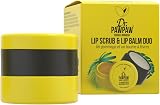 Dr. PAWPAW Scrub & Nourish Lip Scrub Balm Duo Papaya Aloe Olive Oil Natural 50ml view 2