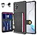 Galaxy Note 10 Plus Case, Sumsung Note 10+ Wallet Flip Leather Kickstand Fit Magnetic Wireless Car Charger Mount Slim Durable Shockproof Protective Card Slots Holder Case Cover (Black)