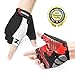 ZOOKKI Cycling Gloves Mountain Bike Gloves Road Racing Bicycle Gloves Light Silicone Gel Pad Riding Gloves Half Finger Biking Gloves Men/Women Work Gloves