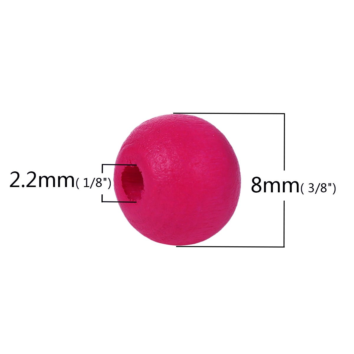 Hogar y cocina SiAura Material 500 Unidades cipreses Cuentas de Madera