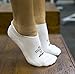 Balega Hidden Comfort Running Sock - 3 Pairs, White, Large