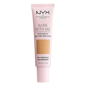 NYX PROFESSIONAL MAKEUP Bare with Me Tinted Skin Veil, Beige Camel, 0.9 Fluid Ounce
