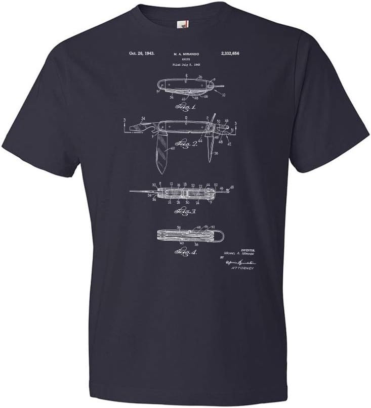 Swiss Army Knife T-Shirt, Boy Scout Gift, Workshop Apparel, Knife Collector Gift