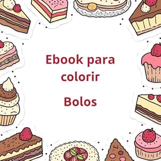 Livro E-book para colorir Bolos