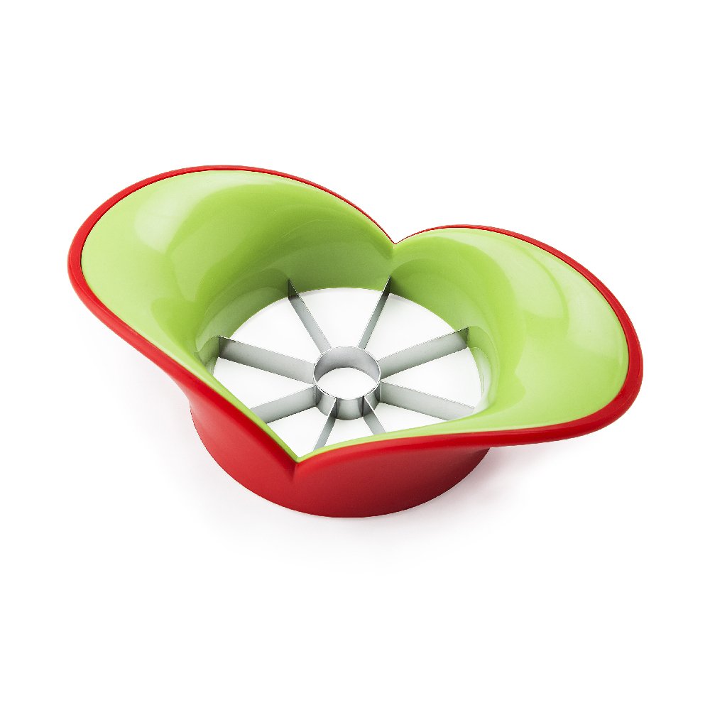 Joie Kitchen Gadgets Apple Slice & Core, Fruit, Culinary Accessory, Colorful Kitchen Tool, Versatile, Fun, Red, 30396