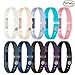 GreenInsync Compatible Fitbit Flex 2 Bands,Replacement for Flex 2 Sport Accessories Bracelet Band Strap Soft Silicone W/Fastener Clasp for Fitbit Flex 2 Watch, Adjustable Wrist Band for Small Large