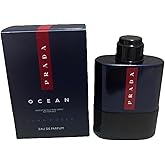 Prada Men's Luna Rossa Ocean Eau de Parfum EDP, Mini, 9 ml, .3 oz