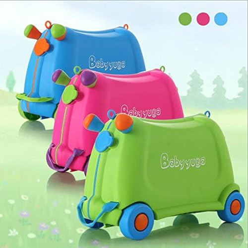 Children luggage suitcase/baby ride on Toy storage bins (blue, green, red) , red