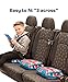 BubbleBum Inflatable Backless Travel Booster Car Seat, Union Jack