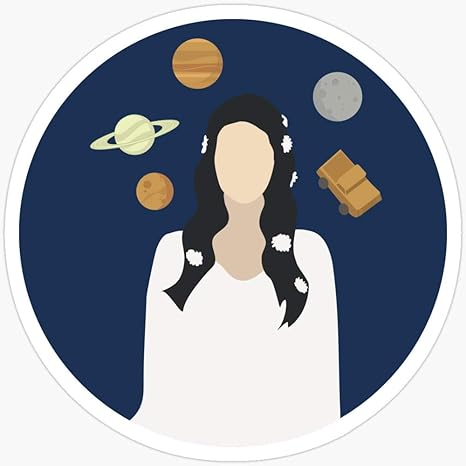 Lana Del Rey Stickers (3 Pcs/Pack 