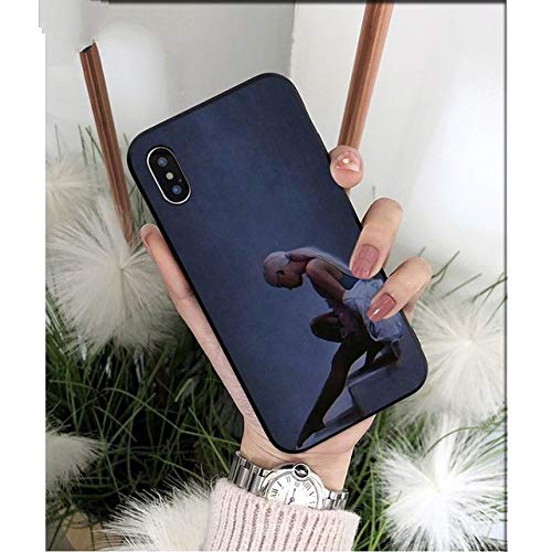 NINESH No Tears Left To Cry ariana grande TPU Soft Black Phone Case for iPhone 8 7 6 6S Plus 5 5S SE XR X XS MAX Coque Shell,A13,For iPhone 8 plus