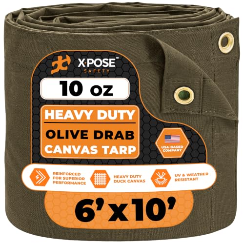 Xpose Safety Canvas Tarp 6' x