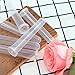 100 Pack Floral Water Tubes, Plastic Flower Vials for Flower Arrangements Decoration- 2.8
