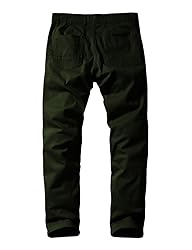 Match Mens Slim-Tapered Flat-Front Casual Pants