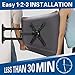 Mounting Dream Full Motion TV Wall Mounts TV Bracket with Articulating Arms for Most 17-39 Inches LED, LCD TV, TV Mount up to VESA 200x200mm and 33 lbs, Monitor Mount (17-39