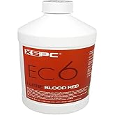 XSPC EC6 High Performance Premix PC Coolant, Translucent, 1000 mL, Blood Red