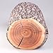Potelin Tree Wood Cushion Stump Pillow Log Cushion Round Woods Grain Stump Shaped Decorative Environmental Protection Suitable for Rooms or Sofas
