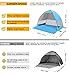 SLB Pop Up Beach Tent, Sun Shelter Shade Easy Up Portable Anti UV Cabana Beach Umbrella for Outdoor 3 or 4 Person