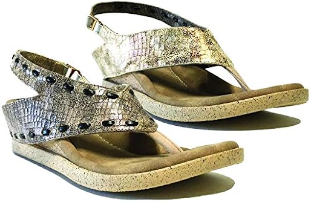 cream low wedge sandals