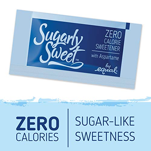 SUGARLY SWEET Zero Calorie Sweetener Packets with Aspartame, Sugar Substitute, Sugar Alternative, Blue Sweetener Packets, 2,000 Packets - Thumbnail 4