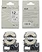 Replace Label Tape for Epson LK4TBN LC4TBN (ST12KW), Label Tape Refills Cartridge for Epson LabelWorks LW300 LW400 LW500 LW600P LW700 Black on Clear1/2 Inch X 26.2 Feet(12mm x 9M),2 Pack