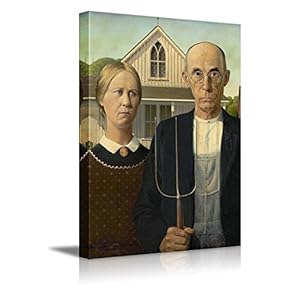 American Gothic by Grant Wood