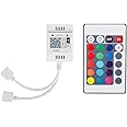 SUPERNIGHT RGB Controller, 2-Ports WiFi LED Controller works with Alexa/Google Assistant/IFTTT, Compatible with Android/iOS System for 5050 3528 2835 LED Strips, DC5-28V Wireless Smart Controller
