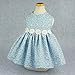 Fitwarm Elegant Floral Denim Pet Clothes for Dog Dress Sundress Vest Shirt, Blue, Medium